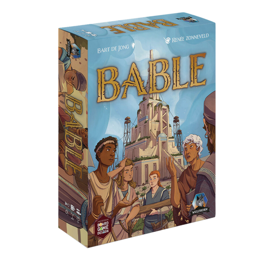 Bable uitdagend Nederlands kaartspel van Wulfhorn Games door speldesigner Bart de Jong