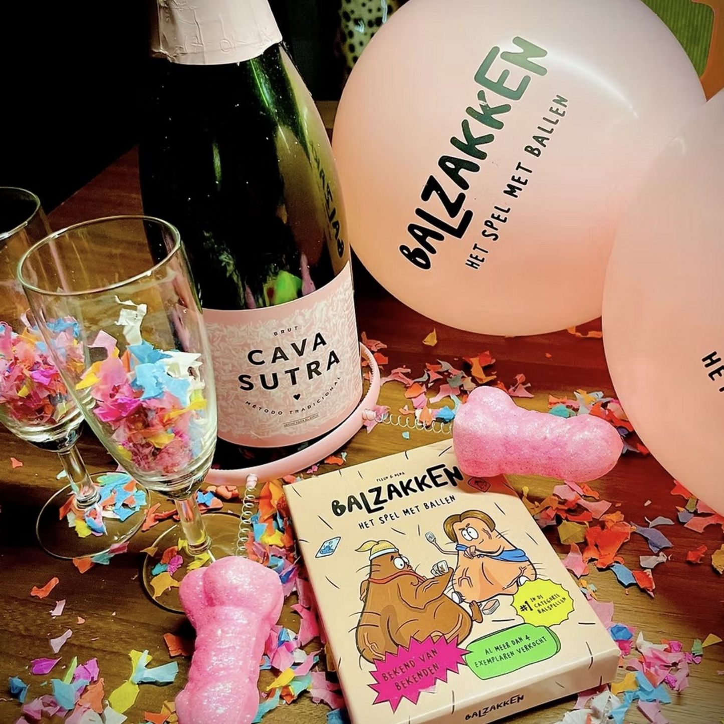 Balzakken - leuk spel voor vrijgezellenfeestjes en als drankspel!