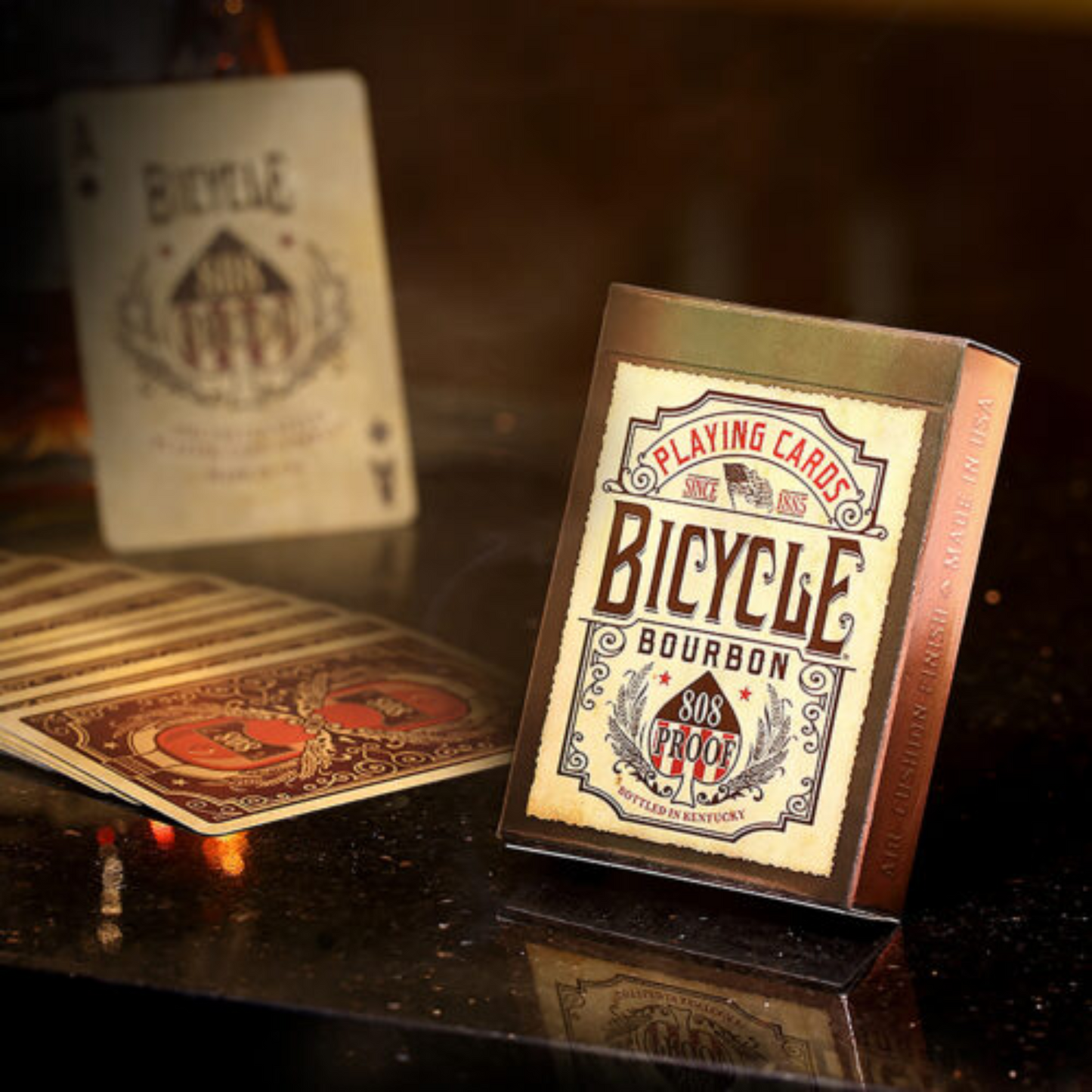 Bicycle Bourbon speelkaarten - uniek cadeau voor liefhebbers van whiskey en bourbon
