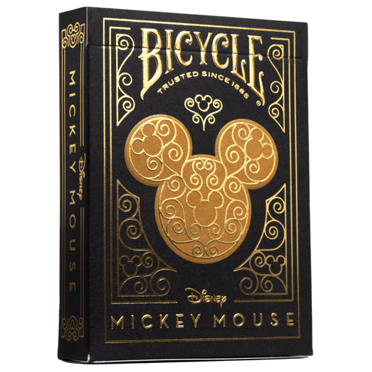 Disney Classic - Mickey Mouse Black & Gold – Bicycle Collectors Deck