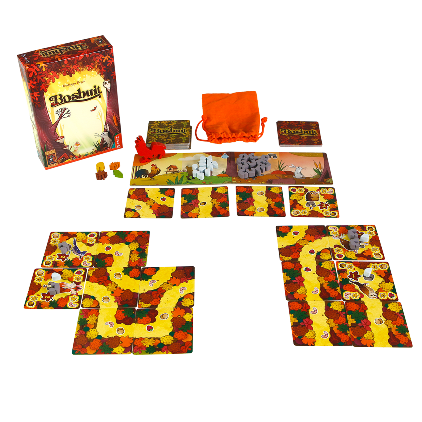 Bosbuit 999 Games klein spelletje met bosdieren en Nederlandse uitleg