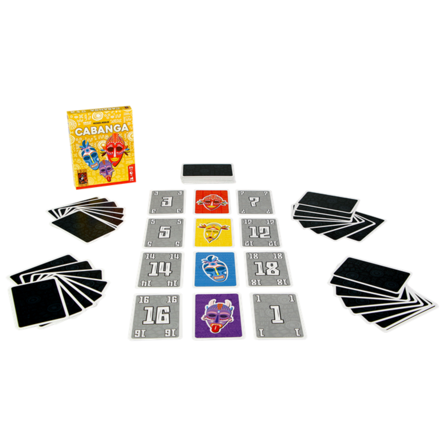 Cabanga kaartspel van 999 Games met Nederlandse uitleg van het spel