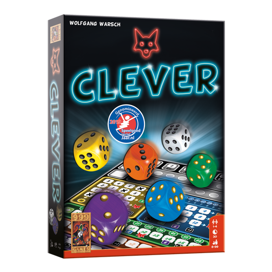 Clever 999 Games slim dobbelspel speelgoed van het jaar genomineerd
