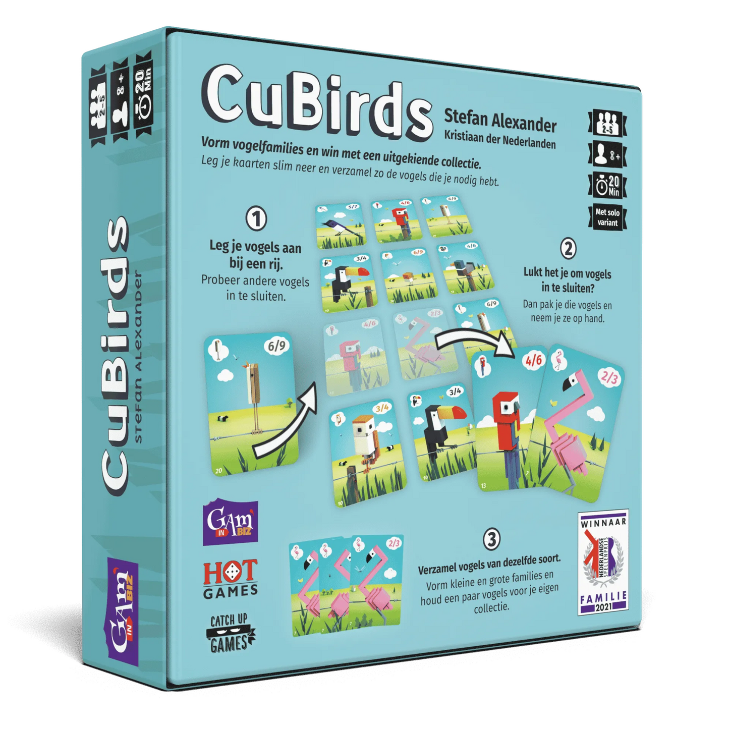 CuBirds met Nederlandse uitleg van Gamin'BIZ