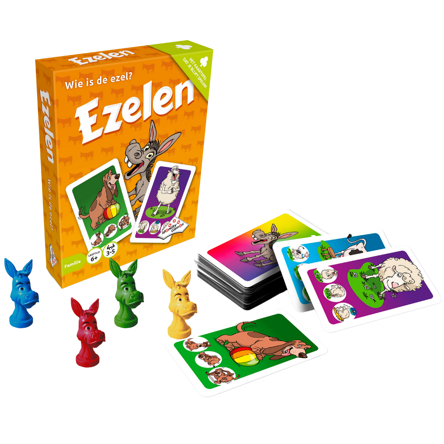 Ezelen - Voorkom dat jij de ezel bent in dit razendsnelle spel!