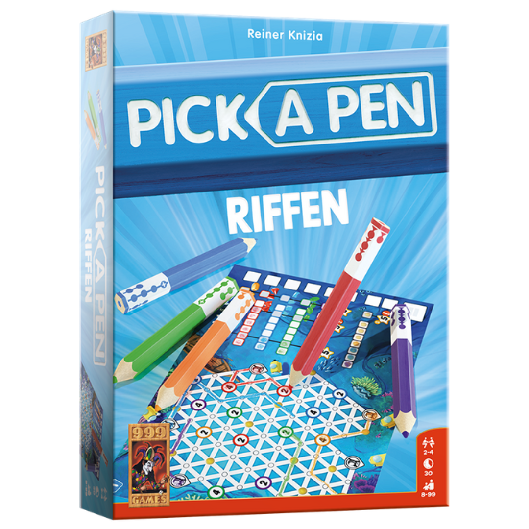 Pick a Pen Riffen spel in het Nederlands door 999 Games