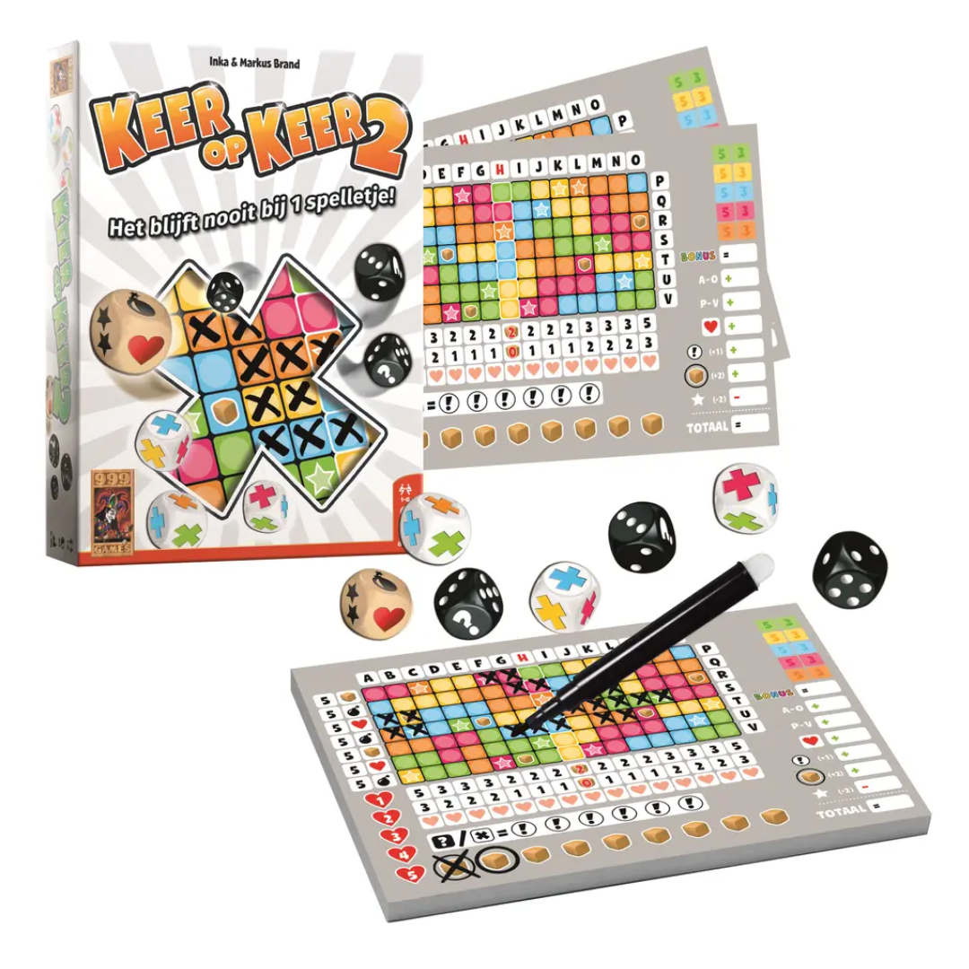 Keer op Keer 2 uitleg in het Nederlands uitgegeven door 999 Games